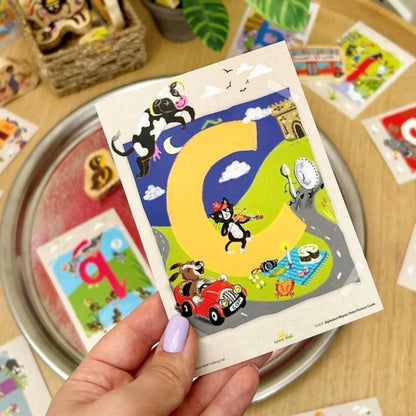Alphabet Rhyme Time A5 Picture Postcards Set