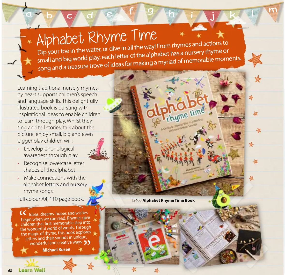 Alphabet Rhyme Time Characters Set 1