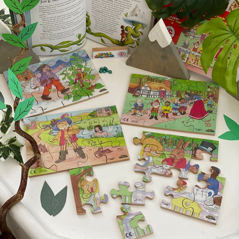 Classic Traditional Stories Wooden Jigsaw Puzzle Set 2