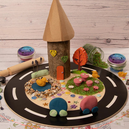 Wooden Shape Drive Arounds for Small World Play