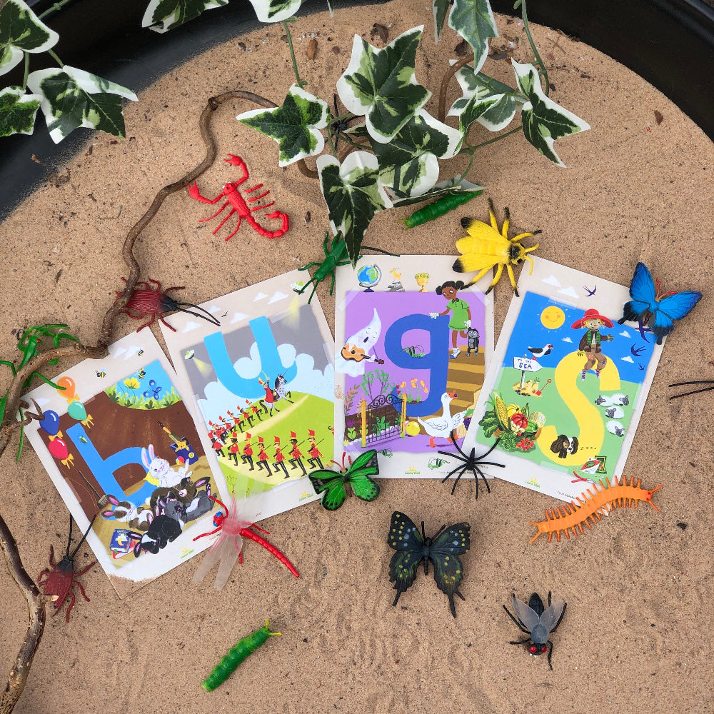 Alphabet Rhyme Time A5 Picture Postcards Set