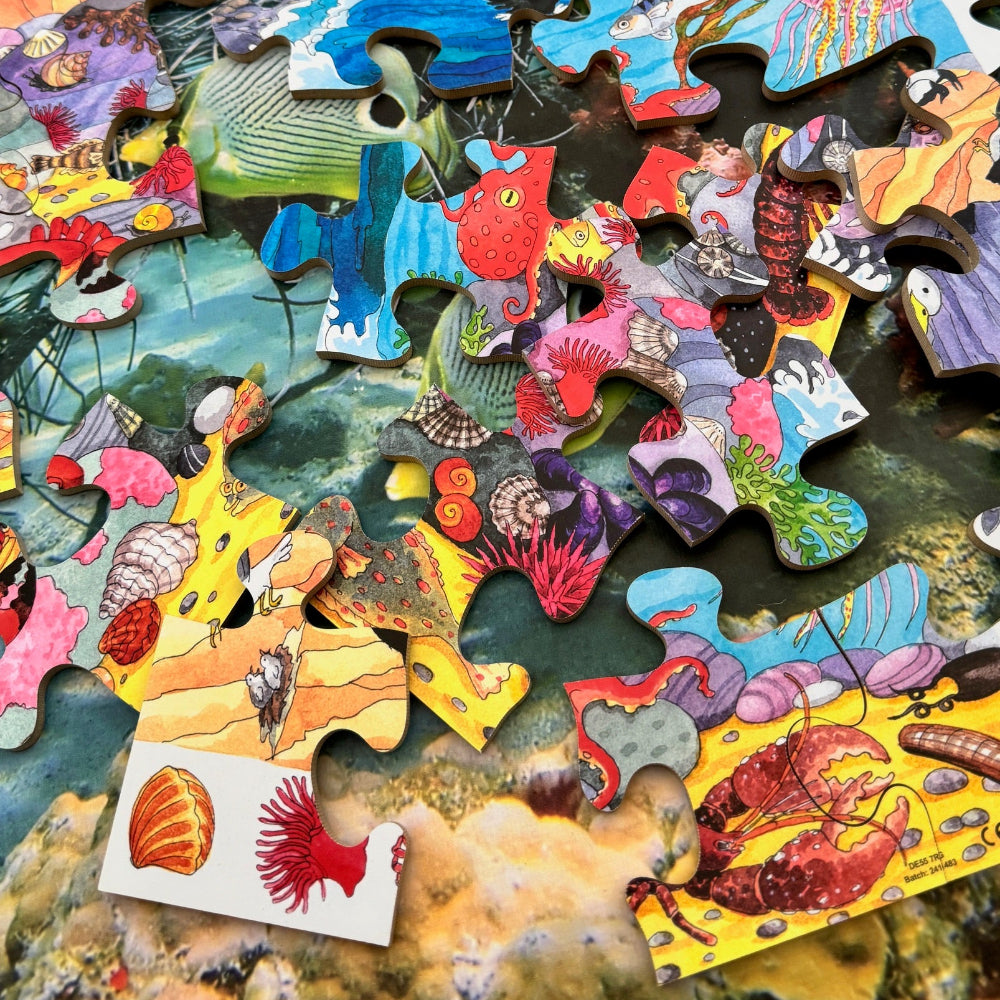 Discover Sealife I Spy Wooden Jigsaw Puzzle
