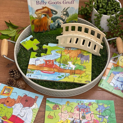 Classic Traditional Stories Wooden Jigsaw Puzzle Set 1
