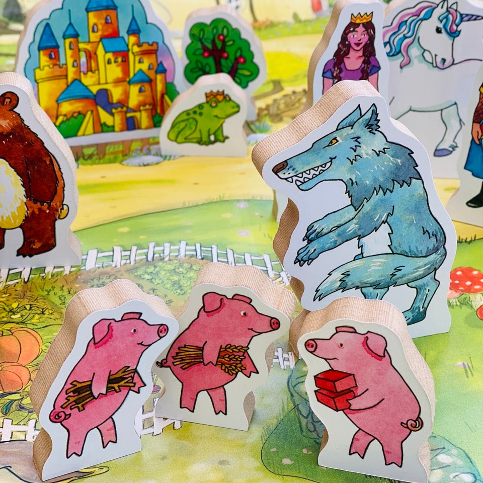 Fairytale characters for story telling