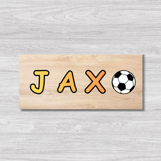 Personalised Name Peg Puzzle
