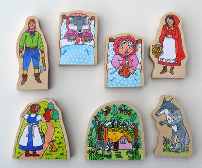 Traditional Tales - Little Red Riding Hood Story Figures