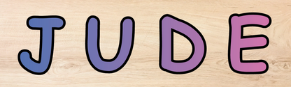 Personalised Name Peg Puzzles
