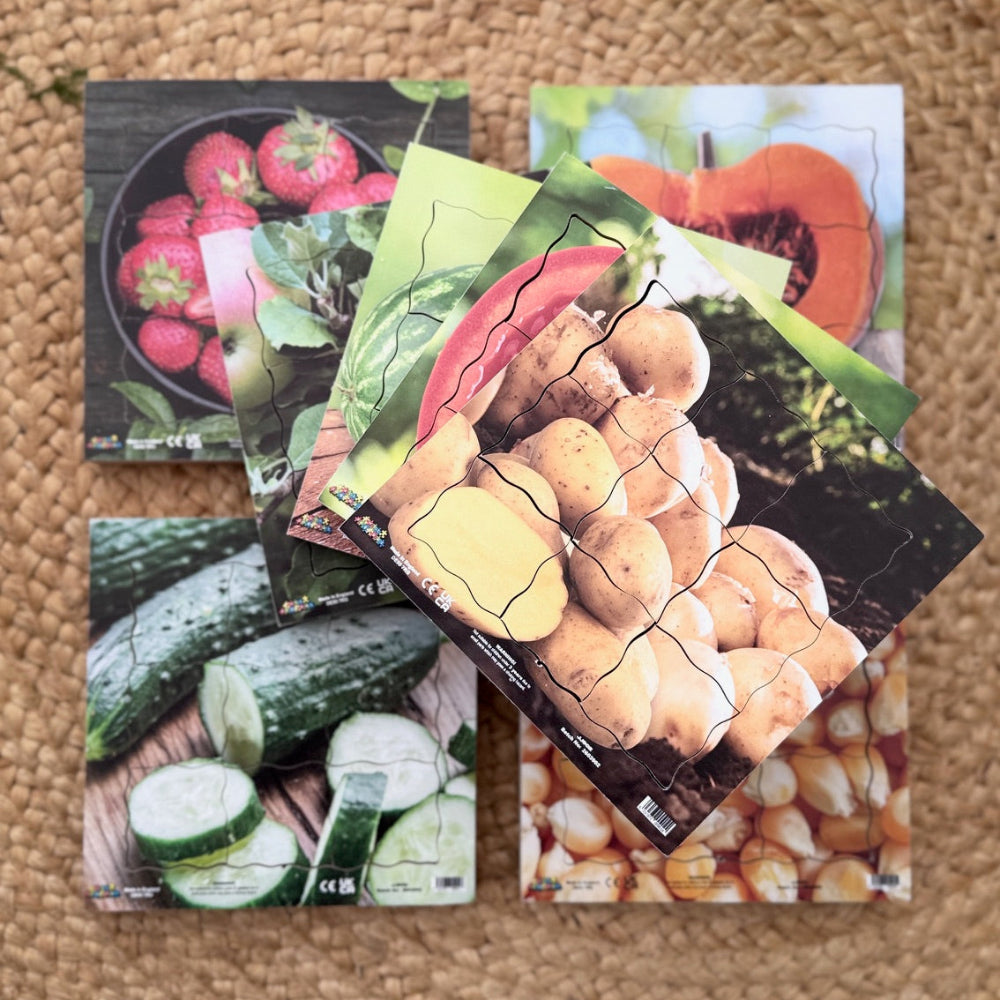 Strawberry Life Cycle Layered Puzzle