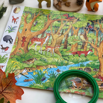 Discover the Forest I Spy Wooden Jigsaw Puzzle