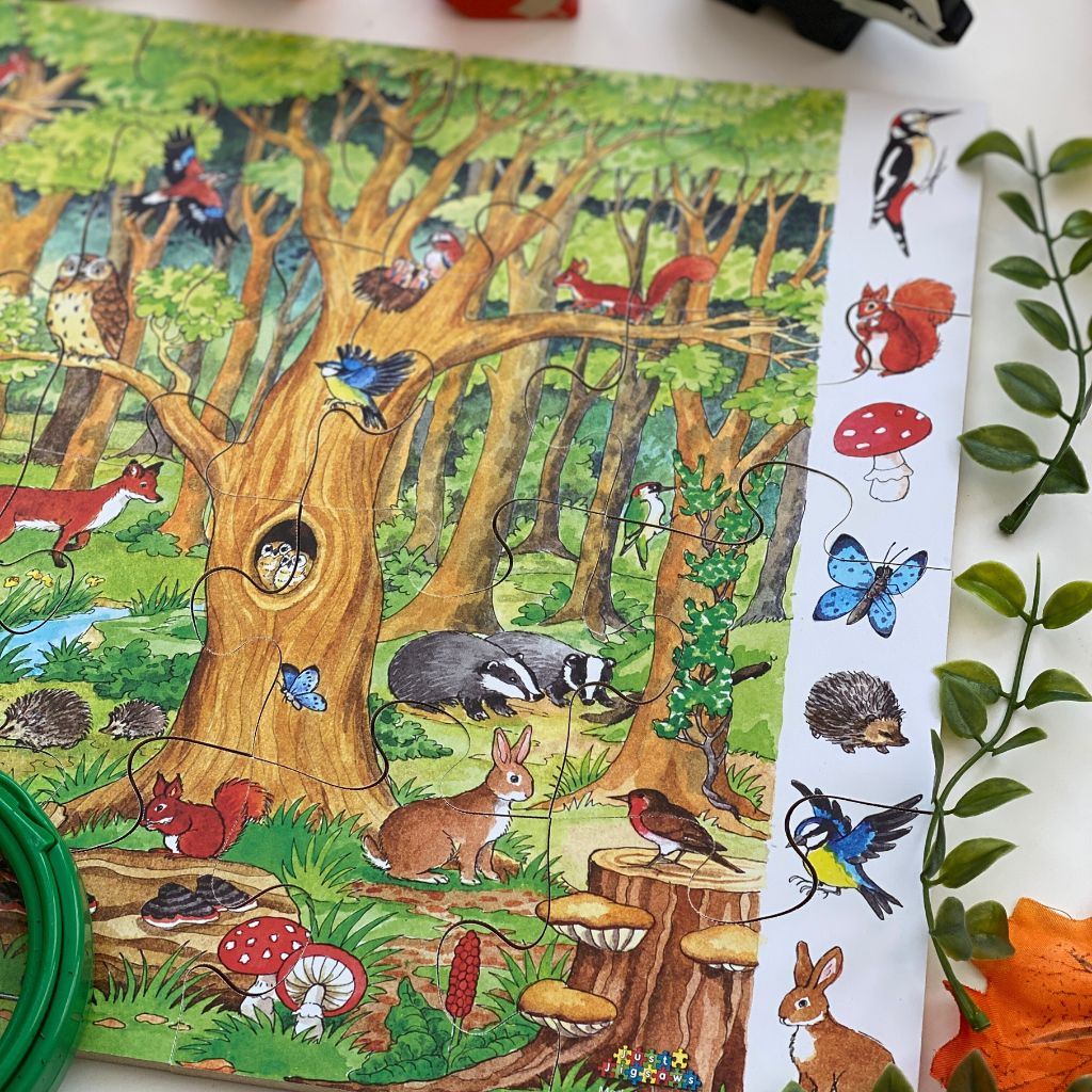 Discover the Forest I Spy Wooden Jigsaw Puzzle
