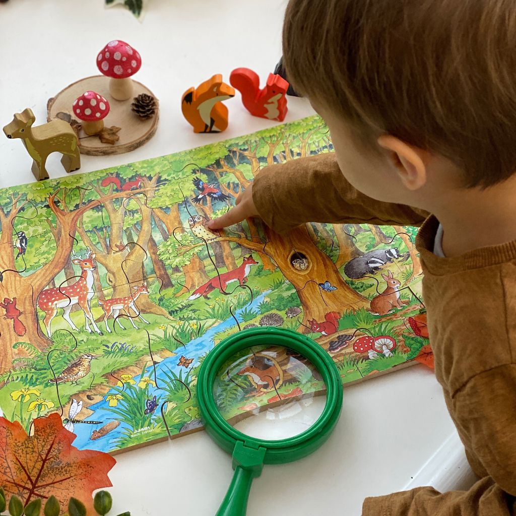 Discover the Forest I Spy Wooden Jigsaw Puzzle