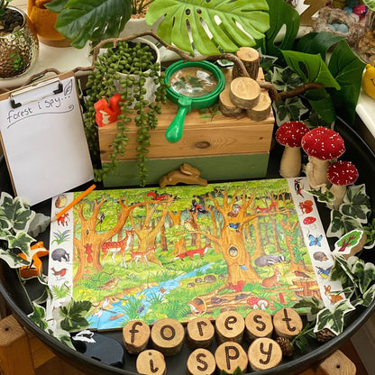 Discover the Forest I Spy Wooden Jigsaw Puzzle