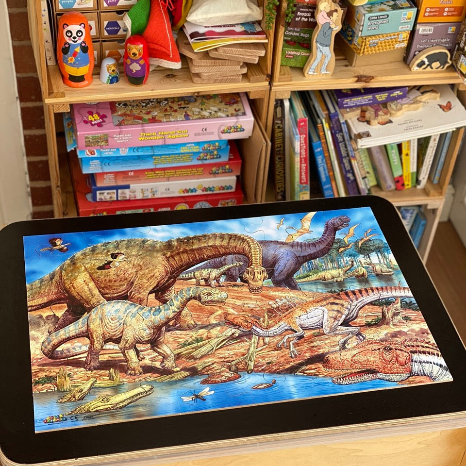 dinosaur wooden jigsaw