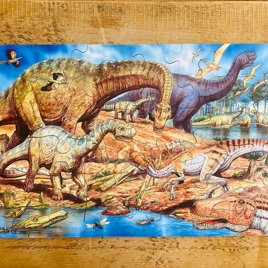 dinosaur wooden jigsaw