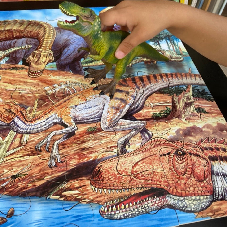 dinosaur wooden jigsaw
