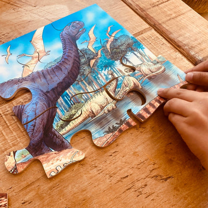 dinosaur wooden jigsaw