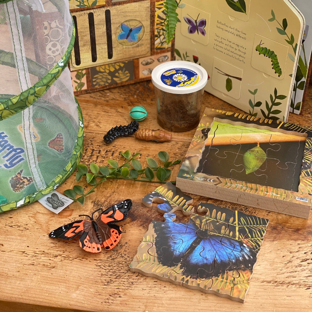 Butterfly Life Cycle Layered Puzzle